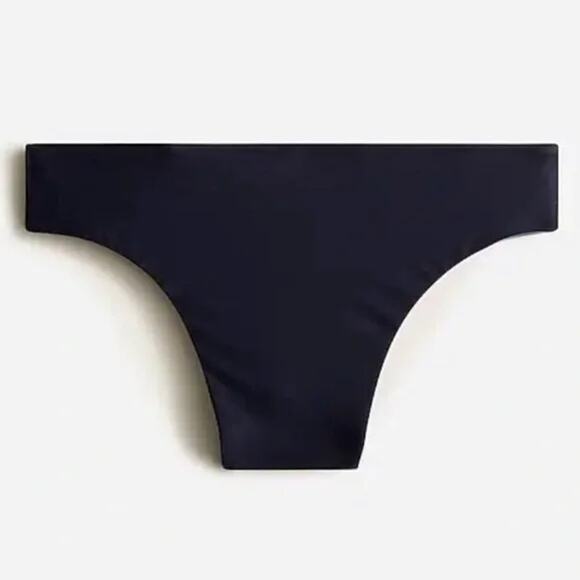 New J. Crew Navy Blue High Rise Bikini Swim Bathing Suit Bottom Women's Size 2X - Picture 1 of 8